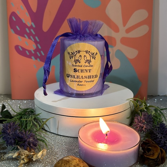 LAVENDER POWDER ROOM, SCENT UNLEASHED LLC, LUXURY HAND POURED SCENTED CANDLES! - Picture 10 of 10